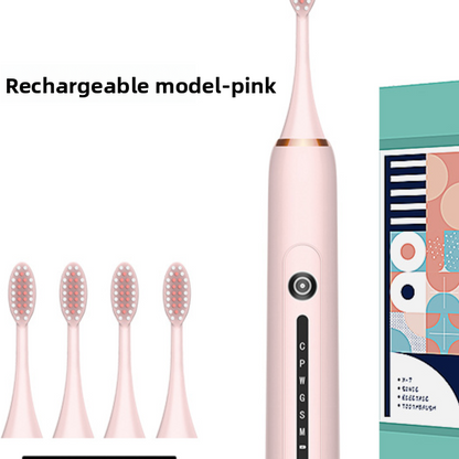 Sonic Electric Toothbrush with Soft Bristles for Gentle Clean