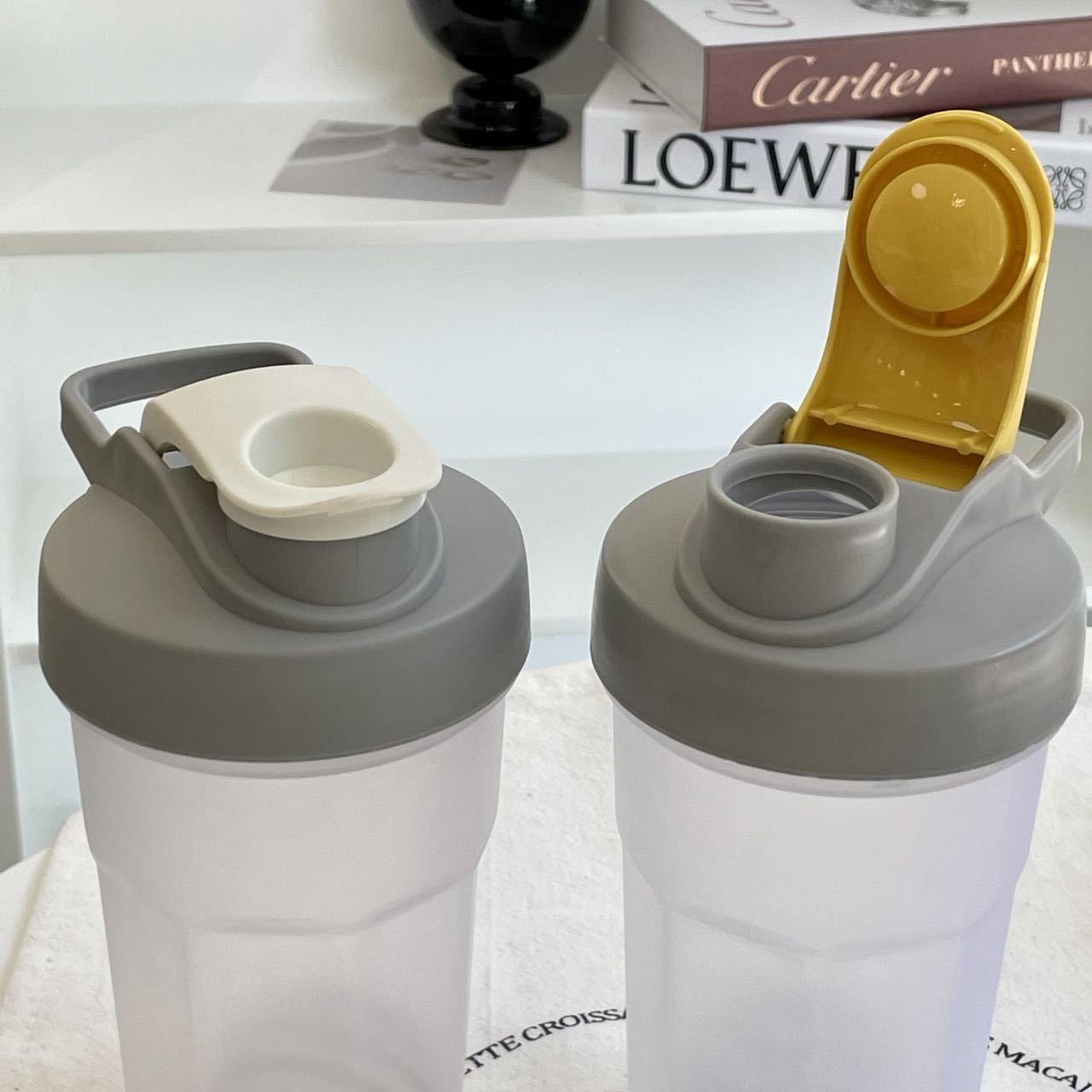 400ml Portable Shaker Cup for Protein Mixing