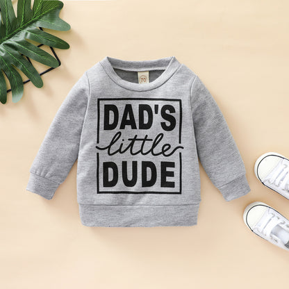 Buy Boys Grey Sweatshirt Top – Polyester Letter Casual Style
