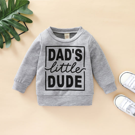 Buy Boys Grey Sweatshirt Top – Polyester Letter Casual Style