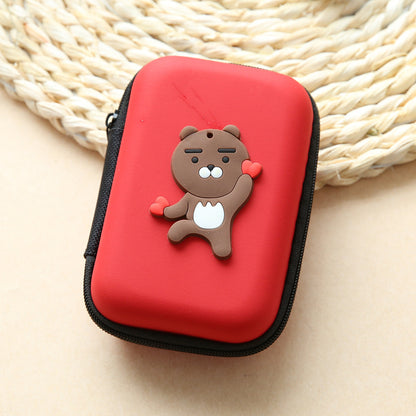 Cute Zero Wallet – Cartoon Earphone Collector & Coin Handbag