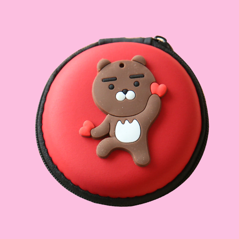 Cute Zero Wallet – Cartoon Earphone Collector & Coin Handbag