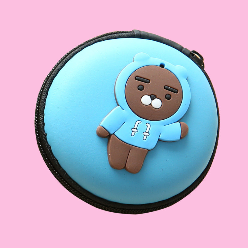 Cute Zero Wallet – Cartoon Earphone Collector & Coin Handbag