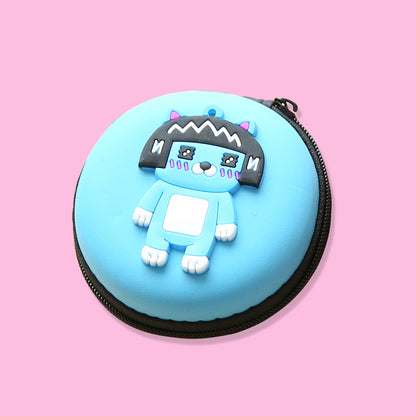 Cute Zero Wallet – Cartoon Earphone Collector & Coin Handbag