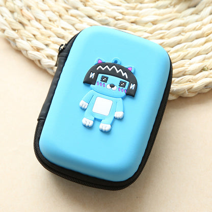 Cute Zero Wallet – Cartoon Earphone Collector & Coin Handbag