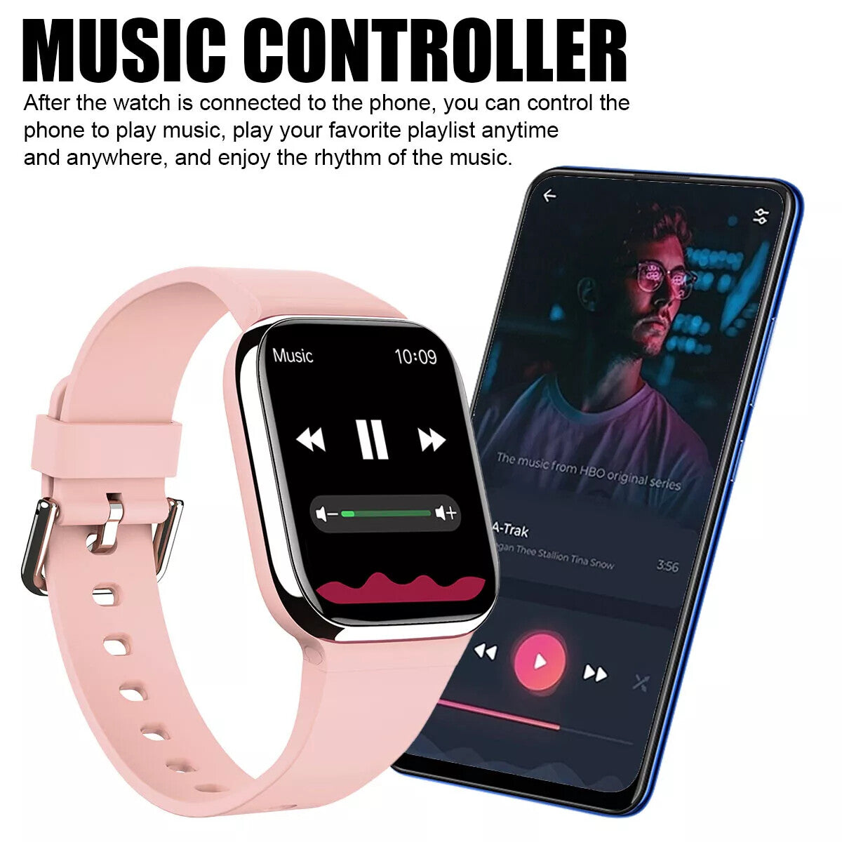 Smart Watch Women Fitness Tracker Blood Pressure Heart Rate Sport Watches UK