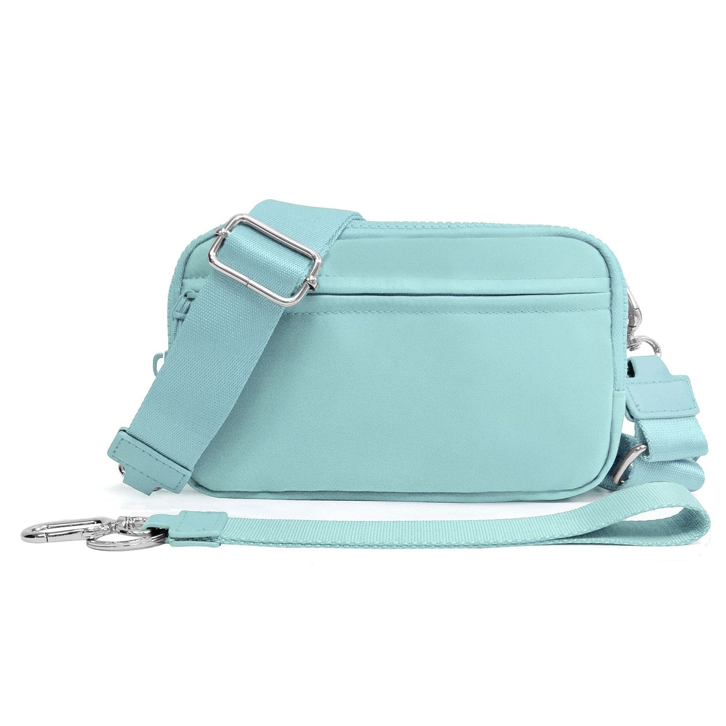 Men's Waterproof Crossbody Waist Bag Double Layer