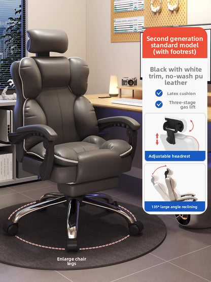 Adjustable Lumbar Support Ergonomic Office Chair for Comfort