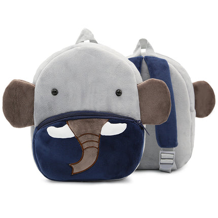 Cute Plush Backpacks for Kindergarten Cartoon School Bags