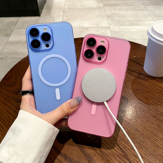 Ultra-Thin Magnetic PC Frosted Phone Case Daily Phone Use