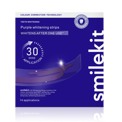 Teeth Whitening Strips with Mint Freshness Dental Care Kit