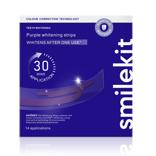 Teeth Whitening Strips with Mint Freshness Dental Care Kit