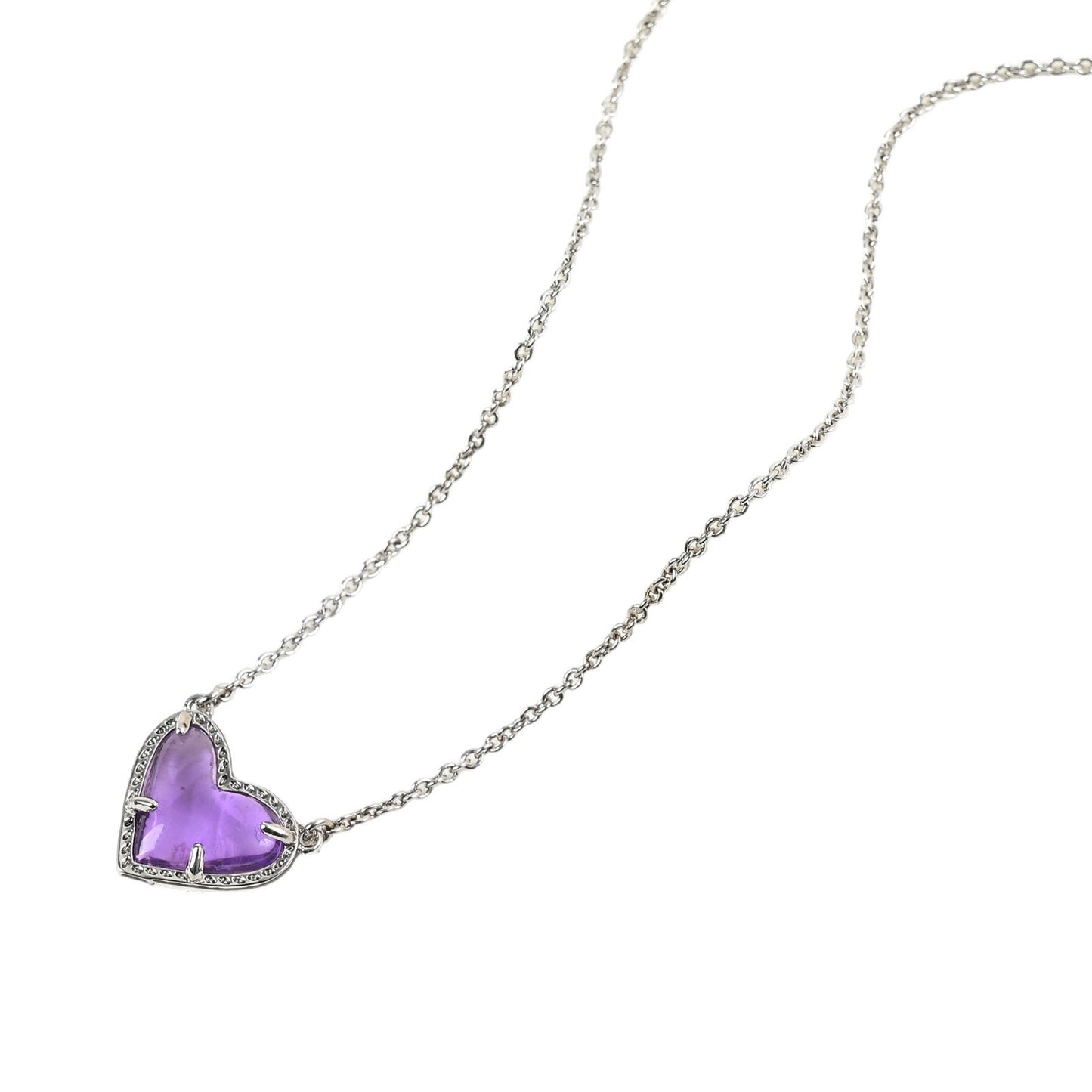 Buy Girls & Women Cubic Zirconia Heart Necklace Chic & Sparkling