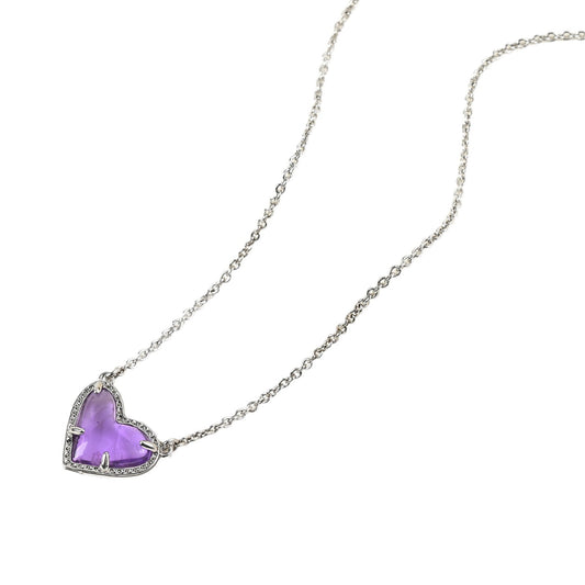 Buy Girls & Women Cubic Zirconia Heart Necklace Chic & Sparkling