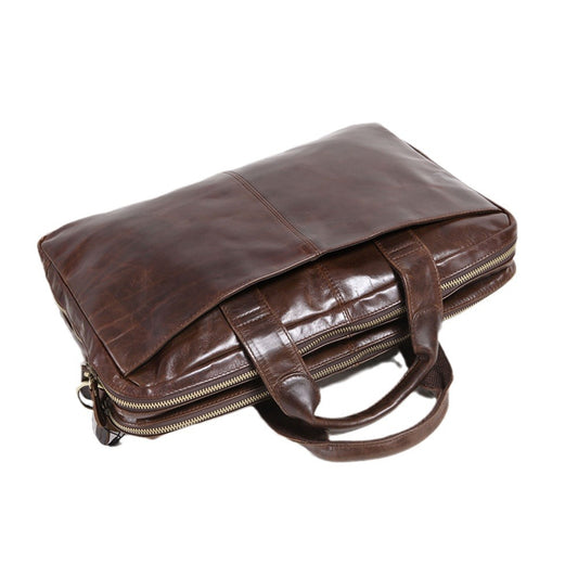New Men’s Cowhide Briefcase Business Laptop & Computer Bag