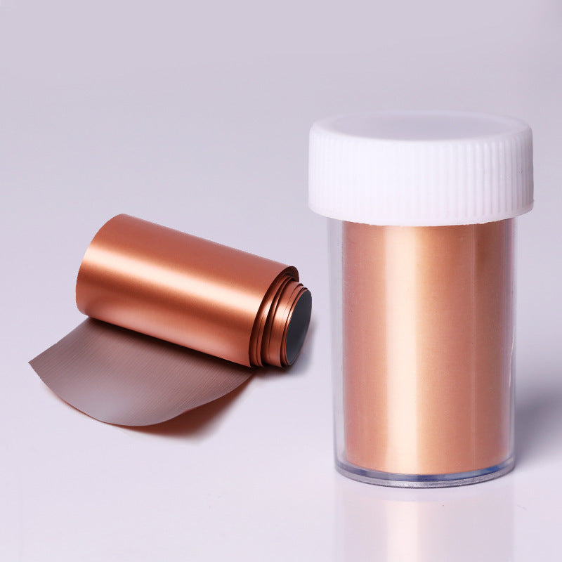 Rose Gold Nail Star Paper Transfer Sticker Creative Design