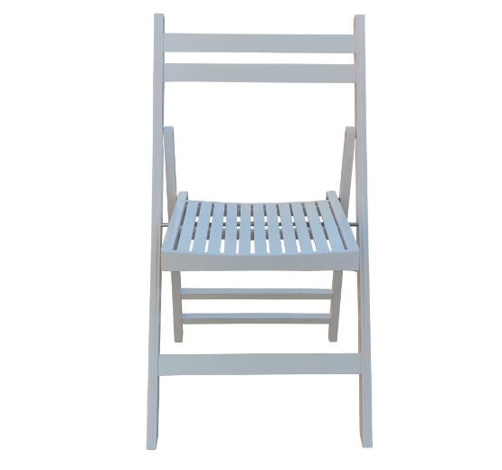 Slatted Wood Folding Chairs – Durable Furniture for Events