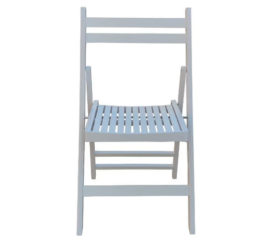 Slatted Wood Folding Chairs – Durable Furniture for Events