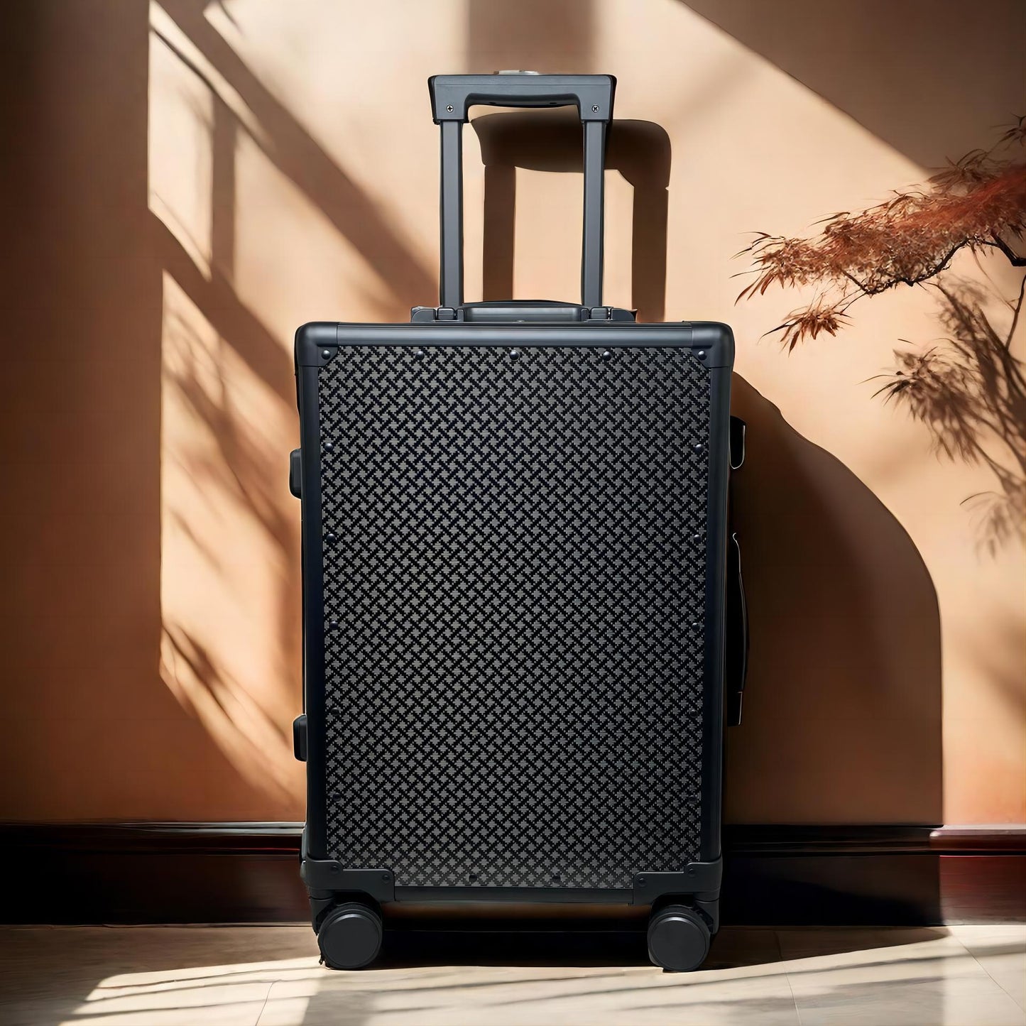Carbon Fiber Travel Carry-On Suitcase for Lightweight Travel