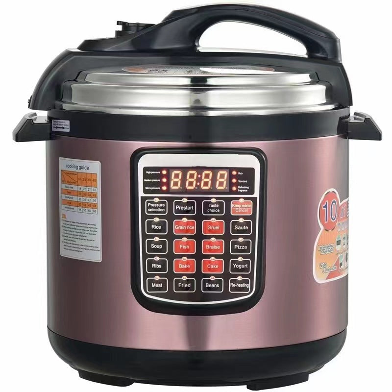 8L Electric Multifunctional Pressure Cooker for Everyday Use