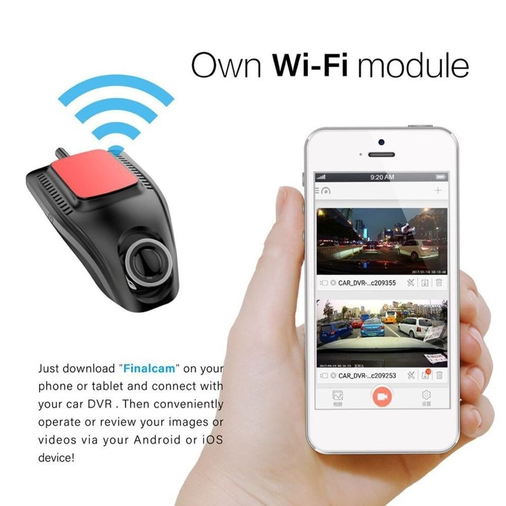 Buy Small Eye Dash Cam Car DVR Recorder Camera With WiFi Full HD