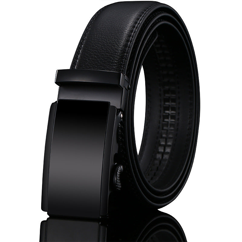 Men’s Genuine Leather Belt Automatic Buckle Stylish & Durable