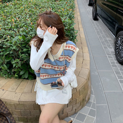 Women’s Japanese-Style Vest Hoodie Perfect for Casual Wear