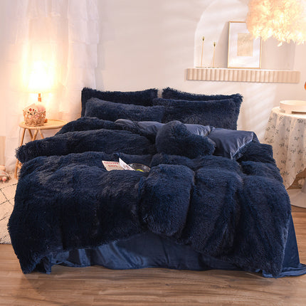 Buy Luxury Fleece Duvet Cover – Thick, Warm & Fluffy Bedding Set