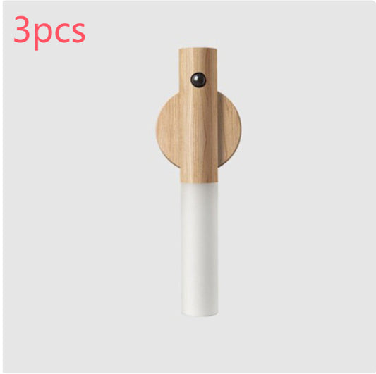 Buy Auto LED USB Magnetic Wood Motion Sensor Night Light
