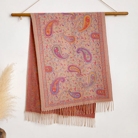 New Cashmere-look Scarf With Cashew Pattern for Women