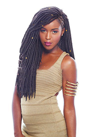 African Black Braided Wig – High-Quality Chemical Fiber Braids