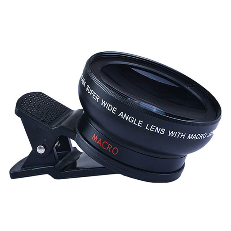 Mobile Phone Lens 0.45X Wide Angle & 12.5X Macro HD Combo