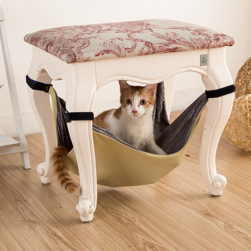 Cat Hammock Bed – Detachable Hanging Lounger Sofa Cushion
