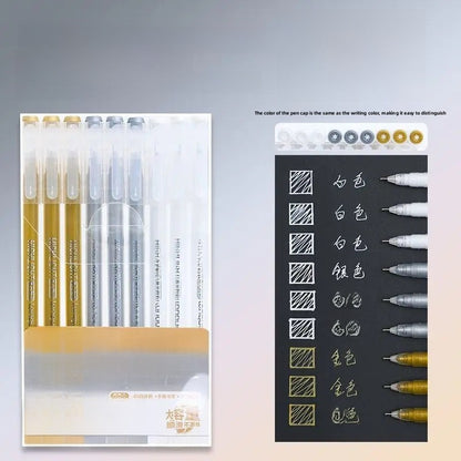 Morandi Color Gel Pens for Journaling Notes and Study Set