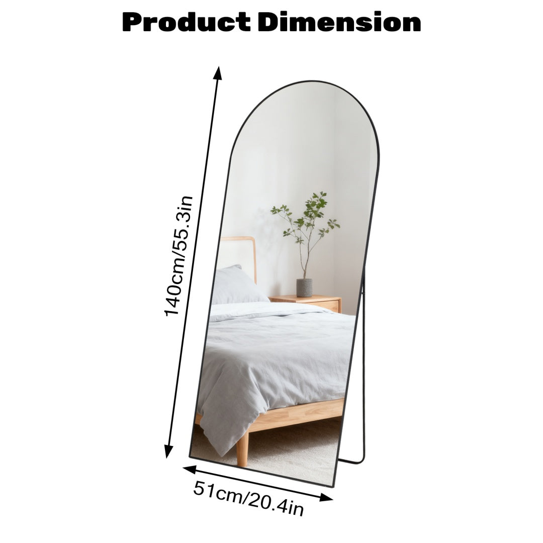 Full Length Floor Mirror – Stylish Full-Body Rectangle Mirror