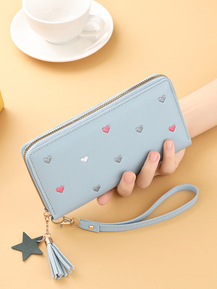 Buy Cute Mini Embroidered Long Wallet For Women Elegant Daily Use