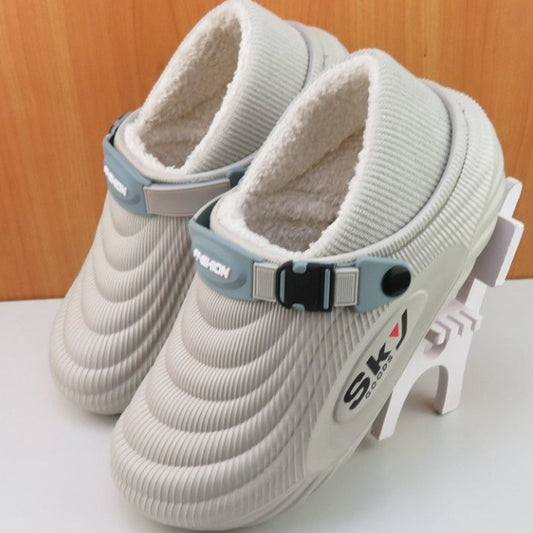 Men’s Cotton Slippers Anti-Slip Thick Sole Indoor Outdoor