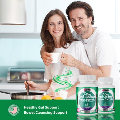 BSYS 7 Day Colon Cleanse & Detox Formula 60 Tablets
