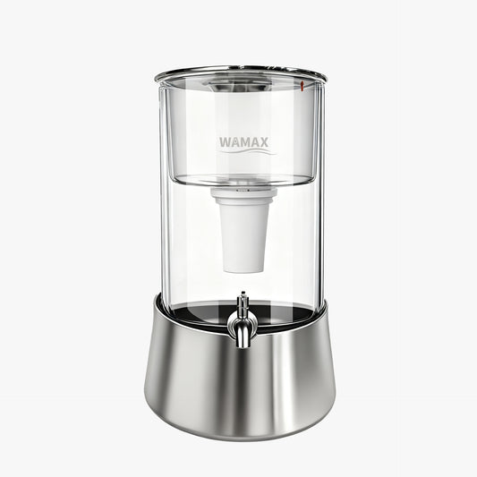 Glass Gravity Water Filter Dispenser 8L for Clean Water