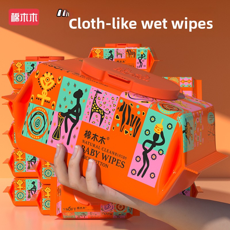 Thick Baby Wipes Large Packages for Gentle Cleaning Care