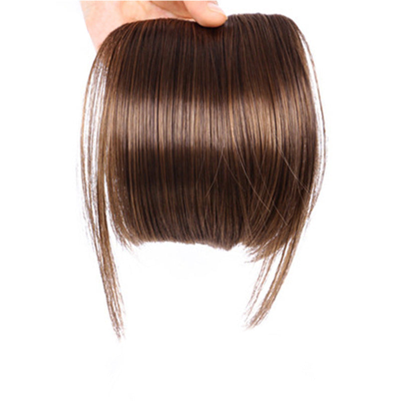 Stylish European & American-Style Wig with Side-Swept Bangs
