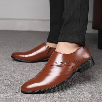 Buy Casual Pointed Toe Leather Shoes for Men Stylish Wear Daily