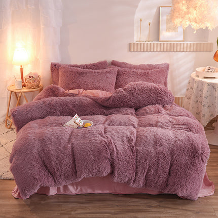 Buy Luxury Fleece Duvet Cover – Thick, Warm & Fluffy Bedding Set