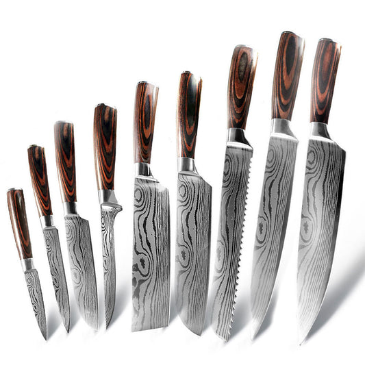 Chef Knives Kitchen Knives Cleaver and Slicing Knife Set