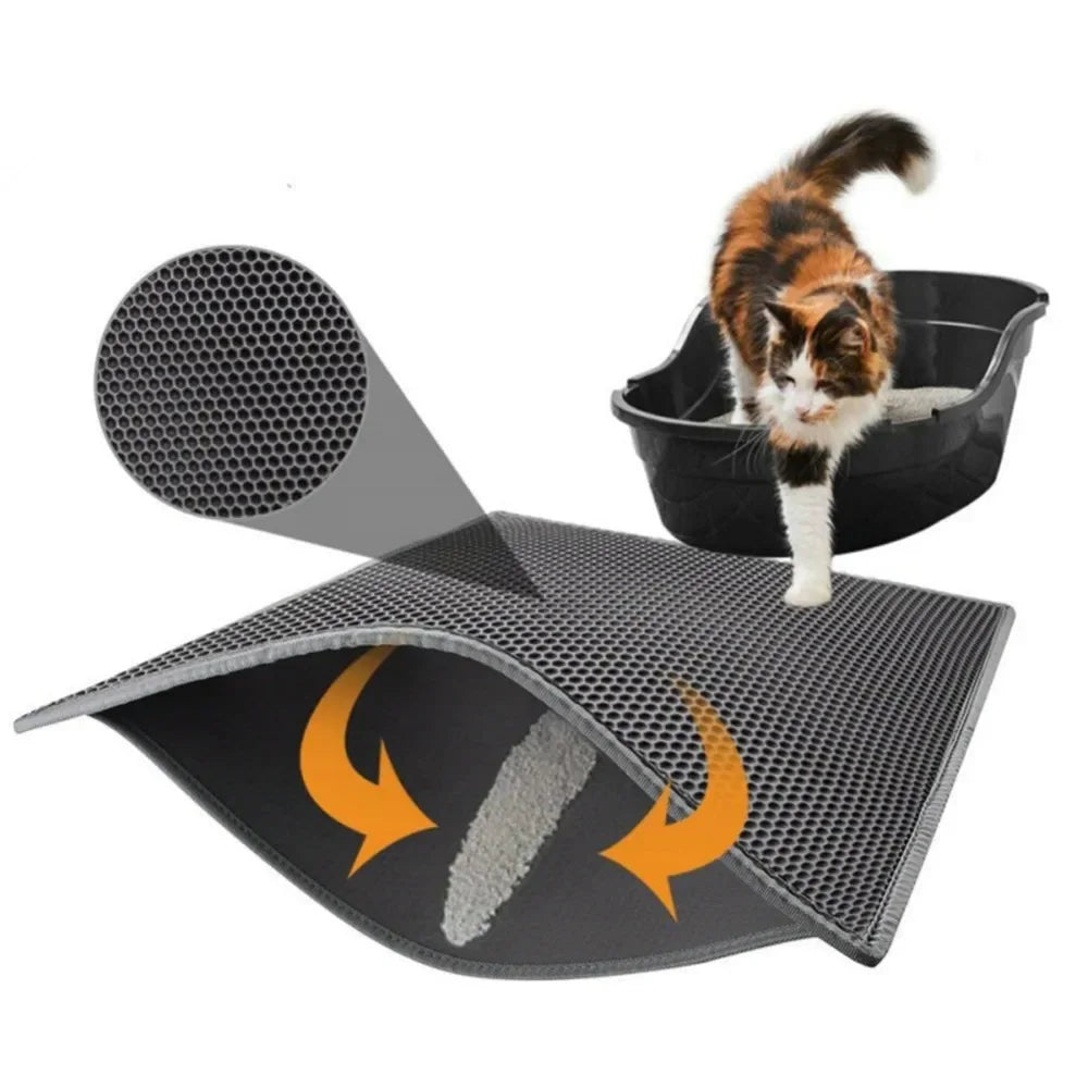 Waterproof EVA Double Layer Cat Litter Pad Cleaning Mat