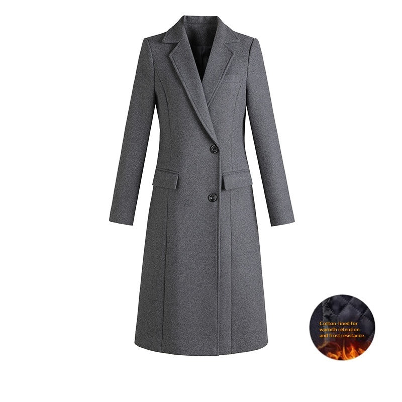 Woolen Coat for Formal Work Attire at Banks & Jewelry Stores