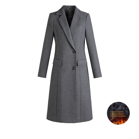 Woolen Coat for Formal Work Attire at Banks & Jewelry Stores