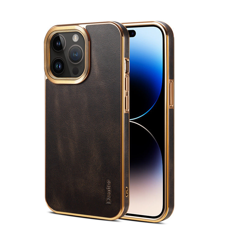 Protective Leather Phone Case – Durable & Elegant Design
