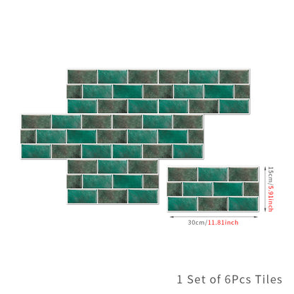 American Tile Wallpaper Imitation Design for Home Decor Use