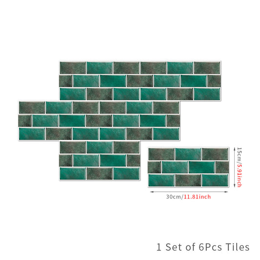 American Tile Wallpaper Imitation Design for Home Decor Use